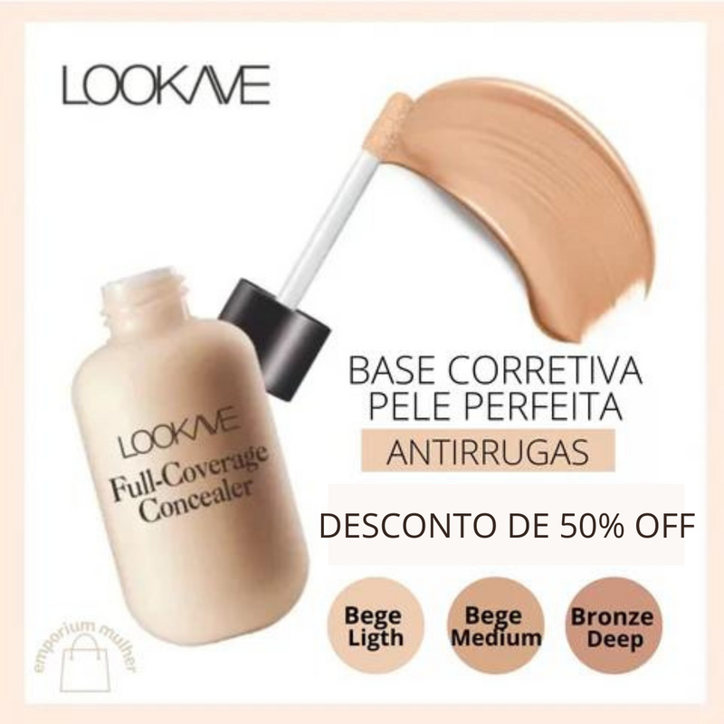 Base Corretiva Pele Perfeita - (Frete Grátis)