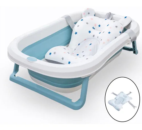 Assento Ajustável para Banheira do Bebê Branco