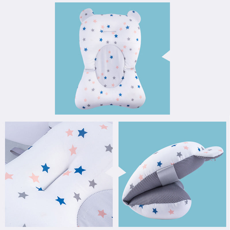 Assento Ajustável para Banheira do Bebê Branco